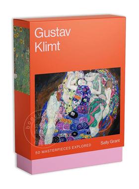 古斯塔夫克里姆特：50幅杰作探秘 艺术卡牌 Thames & Hudson出版社 英文原版 Gustav Klimt: 50 Masterpieces Explored