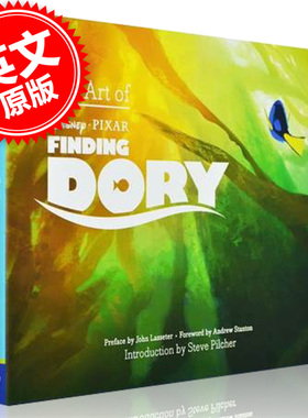 现货 英文原版 The Art of Finding Dory 海底总动员2艺术画册