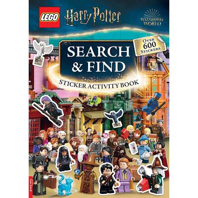 现货 乐高哈利波特：搜索贴纸活动手册 英文原版 LEGO Harry Potter: Search & Find Sticker Activity Book 7-9岁