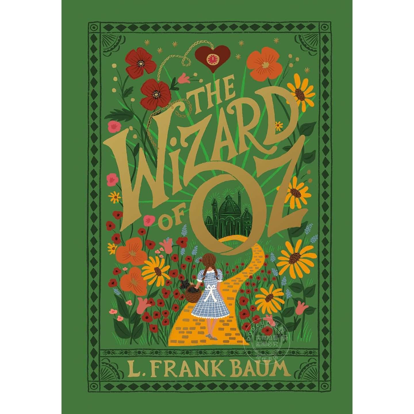 预售 绿野仙踪 Lyman Frank Baum 企鹅繁花版精装 经典文学小说书 英文原版 The Wizard of Oz (Puffin in Bloom) 9-12岁