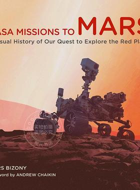 现货 美国宇航局火星任务：探索红色星球的视觉历史画册 高清图片照片视觉画册  英文原版 NASA Missions to Mars
