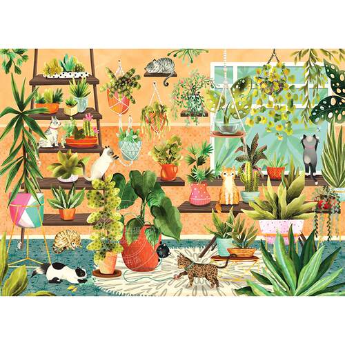 猫之家 1000片拼图 文创周边 Peter Pauper Press 英文原版  House of Cats 1000 Piece Jigsaw Puzzle