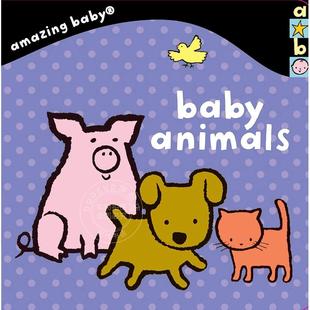 Dodd 英文原版 儿童绘本故事纸板书 5岁 Animals Emma Baby 神奇小动物 Amazing