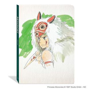 动画电影周边 宫崎骏 英文原版 现货 Mononoke 吉卜力工作室 Princess Journal 幽灵公主日记本