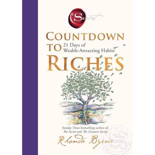 秘密作者 财富倒计时：21天招财习惯养成计划 Byrne Wealth 预售 英文原版 Rhonda Riches Countdown Attracting Days