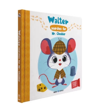 现货 WALTER SEARCHES FOR MR CHEDDAR翻翻侦探游戏书系列：钱德先生