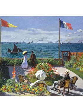 圣阿德列斯的阳台 莫奈 1000片拼图 文创周边 Peter Pauper Press 英文原版 Garden at Sainte-Adresse 1000 Piece Jigsaw Puzzle