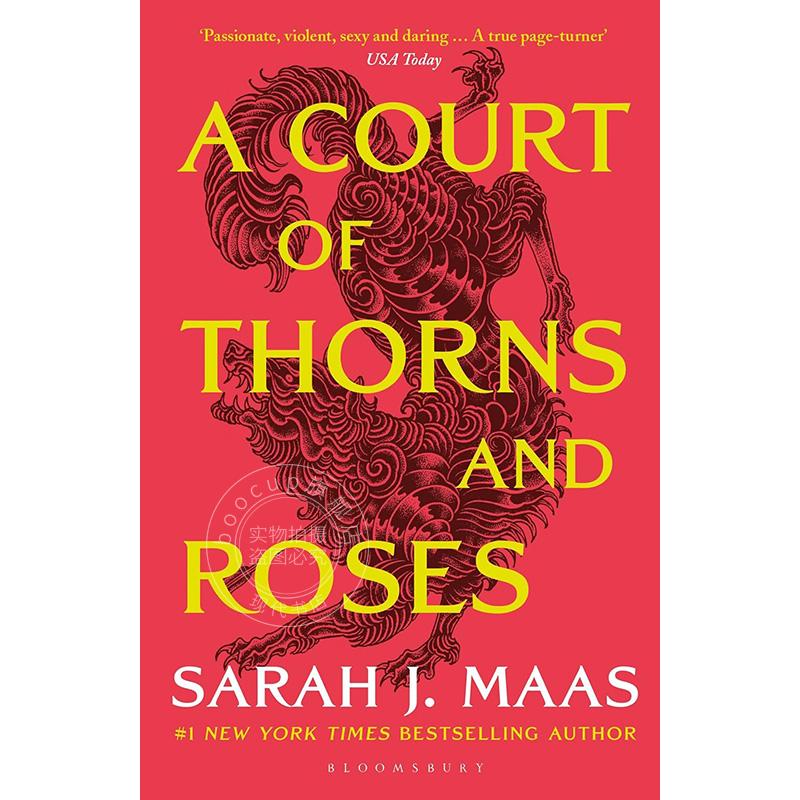 仙灵王庭纪1荆棘与玫瑰之庭莎拉·J·马斯 Sarah J. Maas奇幻小说英文原版 A Court of Thorns and Roses