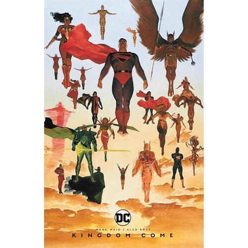 天国降临 DC漫画 Alex Ross 超人神奇女侠蝙蝠侠 英文原版 Kingdom Come 漫画读物 附有超过100页的草图、注释及其他幕后花絮