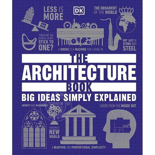 现货 建筑学图解百科 DK出版社 英文原版 The Architecture Book 人类的思想百科丛书 全彩精装 Big Ideas Simply Explained DK 百