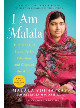 预售 我是马拉拉：一个女孩如何为教育挺身而出并改变世界 Malala Yousafzai 马拉拉·优素福·扎伊 英文原版 I Am Malala