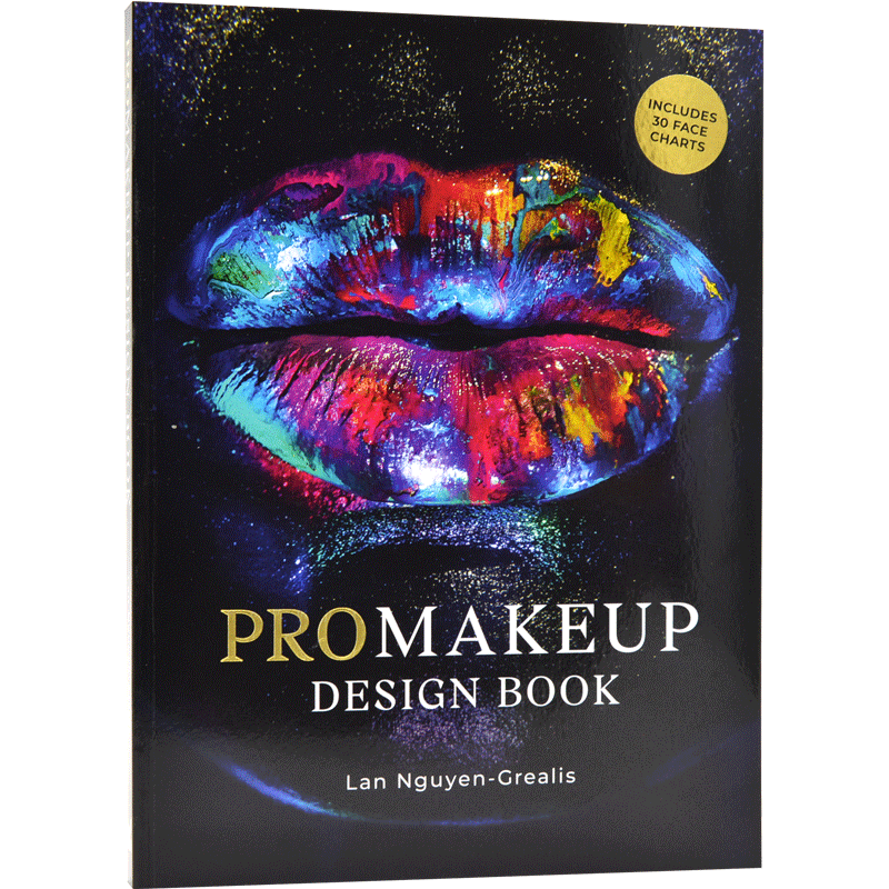 现货 专业彩妆设计书 英文原版 Promakeup Design Book 葛芮丽斯·阮兰 Lan Nguyen-Grealis 化妆艺术设计作者 平装