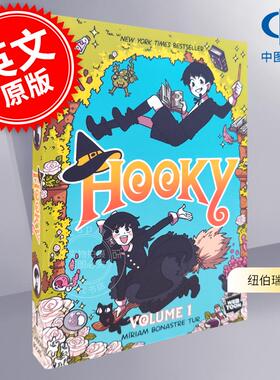 预售 翘学小法师 1 全彩美式章节漫画 魔法奇幻冒险故事 双胞胎兄妹的奇幻冒险 课外读物  英文原版 Hooky 1