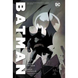 Greg 斯科特·斯奈德 comics 预售 Batman Capullo Snyder 格雷格卡普洛作品全集第二卷 Scott Omnibus 英文原版 蝙蝠侠