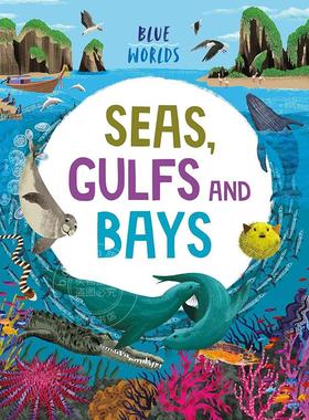现货 蓝色世界：海洋、海湾和湾 儿童科普读物 英文原版 Blue Worlds: Seas, Gulfs and Bays 9-11岁