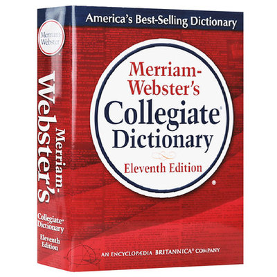 预售 韦氏大学英语词典字典 英文原版 Merriam-Webster's Collegiate Dictionary 第十一版 GRE考试 进口原版工具书 精装大开本 包