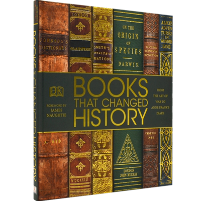 预售 改变历史的书籍 从孙子兵法到安妮日记 英文原版 Books That Changed History DK百科 精装