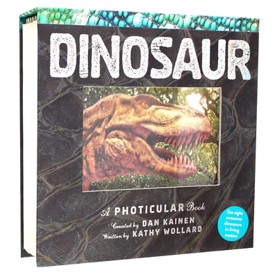 现货 恐龙 3D立体 会动的书 英文原版 Dinosaur: A Photicular Book 光与影视觉儿童书 光与影视觉系列 3D立体会动的书 精装