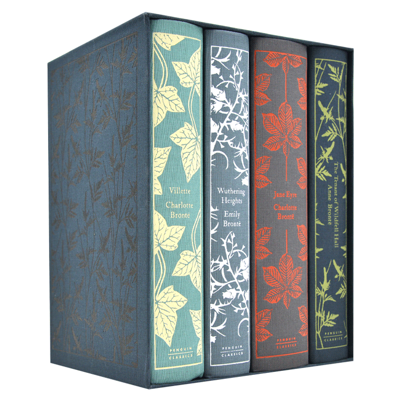 现货 勃朗特姐妹经典作品套装4册 英文原版 The Bronte Sisters 企鹅经典 简爱+呼啸山庄+王尔德菲尔庄园的佃户+维莱特 精装