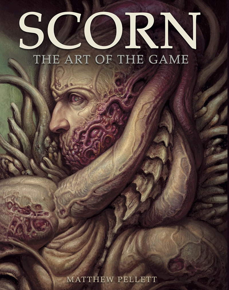 现货蔑视游戏设定集英文原版 Scorn: The Art of the Game-封面