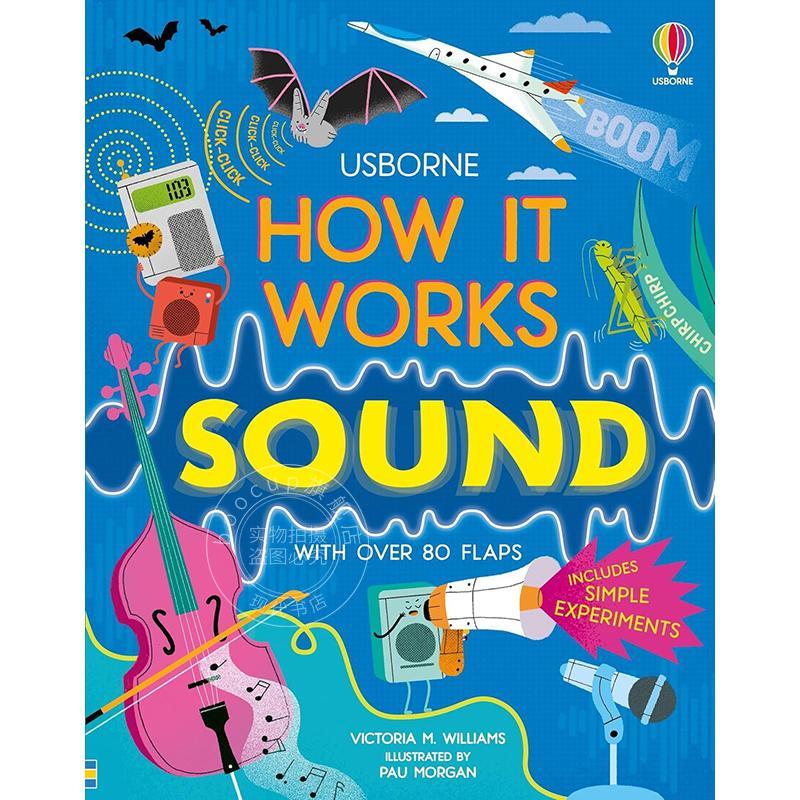 声音是如何工作的 儿童科普读物 Usborne出版社 英文原版 How It Works: Sound 7+岁