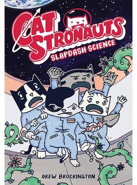 预售 猫创客 蜻蜓点水科学 儿童科普启蒙绘本 英文原版 CatStronauts: Slapdash Science 6-10岁