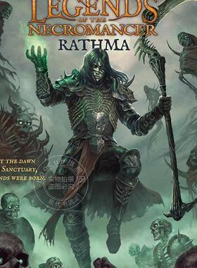 暗黑破坏神 亡灵法师传说 拉瑟玛 游戏周边图像小说书 英文原版 Diablo Legends of the Necromancer Rathma