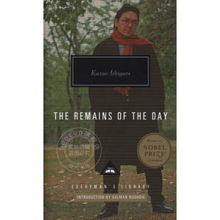 现货 长日将尽精装石黑一雄Kazuo Ishiguro英文原版The Remains of the Day诺贝尔文学奖获奖者克拉拉与太阳作者英国文学畅