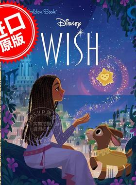 现货 迪士尼星愿 小金书 电影周边书 儿童绘本故事 英文原版 Disney Wish Little Golden Book 2-5岁