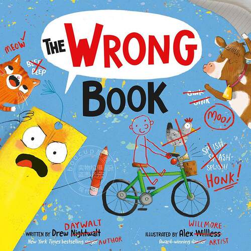 错误的书 儿童绘本故事书 Daywalt 英文原版 The Wrong Book 3-7岁