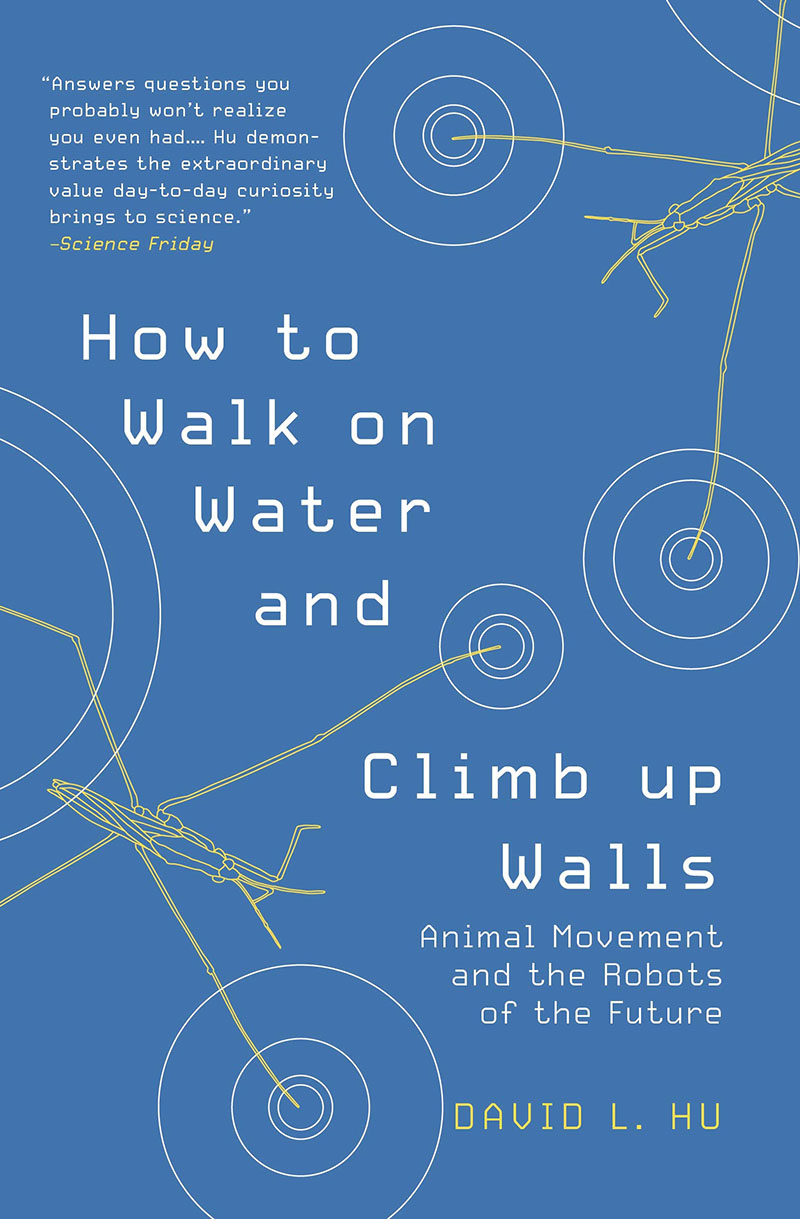 如何在水上行走和爬墙 动物运动和未来的机器人 英文原版 How to Walk on Water and Climb Up Walls David Hu