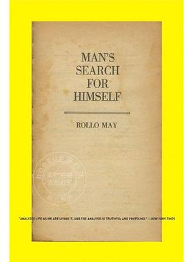 预售 人的自我寻求 罗洛·梅 Rollo May 英文原版 Man's Search for Himself