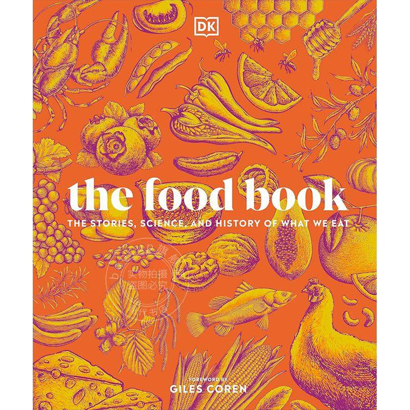 现货 食物之书：我们吃什么的故事、科学和历史 DK出版社 英文原版 The Food Book: The Stories, Science, and History of What W