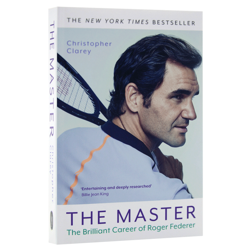 现货 罗杰·费德勒辉煌的职业生涯 英文原版 The Master : The Brilliant Career of Roger Federer