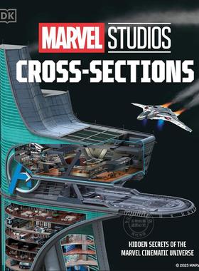 漫威影业剖面图集 电影周边书 艺术画集 英文原版 Marvel Studios Incredible Cross-Sections