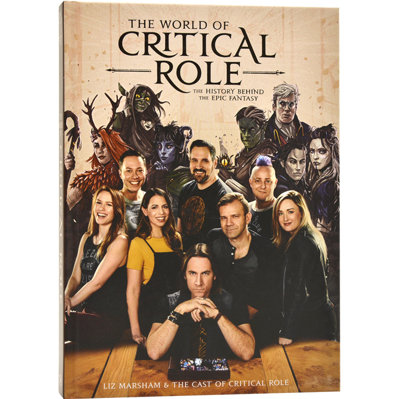 现货 关键角色 龙与地下城 TRPG真人跑团角色指南 英文原版The World of Critical Role:The History Behind the Epic Fantasy
