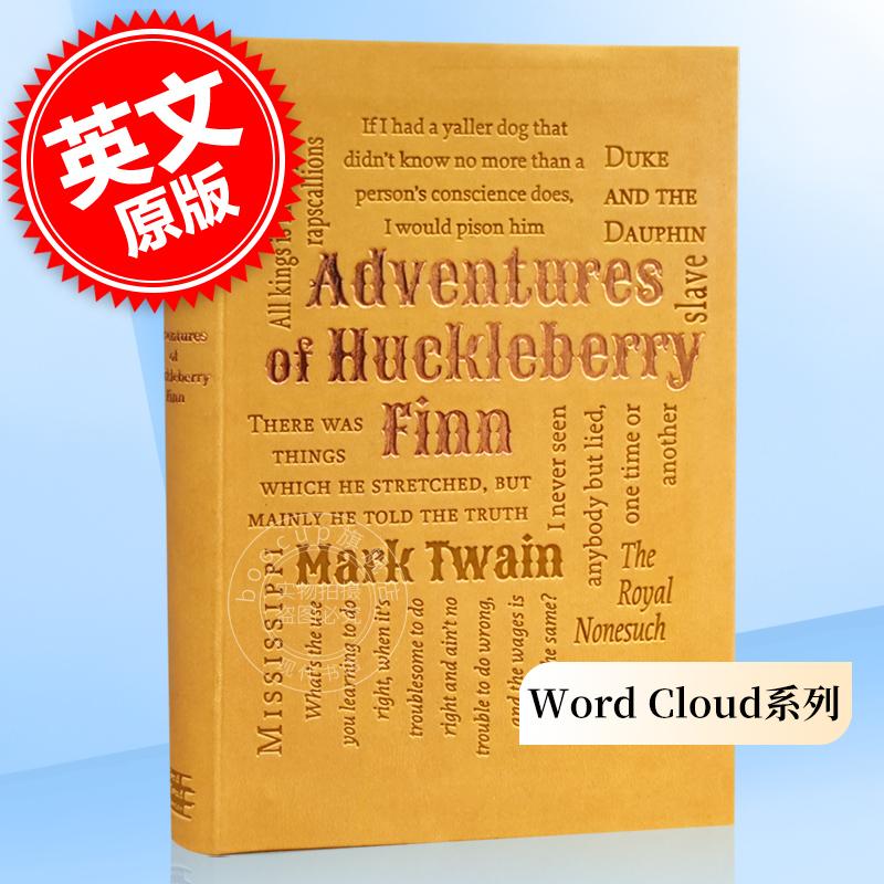 现货 哈克贝利·费恩历险记 Word Cloud Classics系列英文原版Adventures of Huckleberry Finn马克吐温蓝思980L经典名著小说书