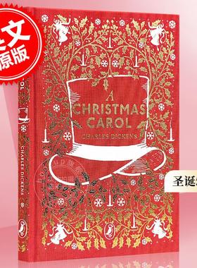 现货 圣诞颂歌 A Christmas Carol Puffin Clothbound Classics系列 英文原版查尔斯狄更斯 Charles Dickens 精装经典文学名著