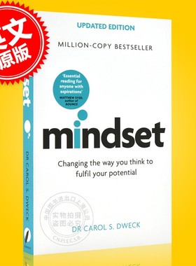 预售 思维模式 改变你的思维方式 发挥你的潜力 英文原版 Mindset - Updated Edition 卡罗尔·德韦克