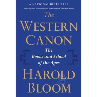 Bloom Western 西方经典 Harold Ages 预售 School 英文原版 ：历代名著与学派 Books Canon The the and
