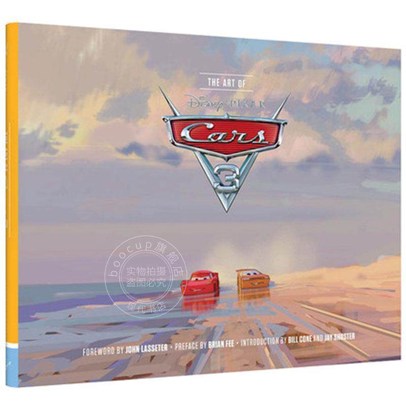 现货 汽车总动员3 英文原版 Art of Cars 3 电影艺术画册 动画设定集 迪士尼 皮克斯 赛车总动员 闪电麦昆 进口原版艺术画册