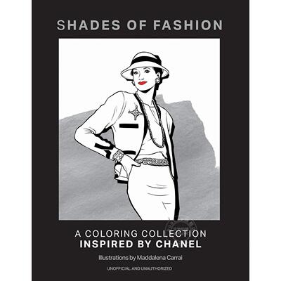 预售 时尚之色：灵感源自香奈儿的涂色集 平装 英文原版 Shades of Fashion: A Colouring Collection Inspired by Chanel