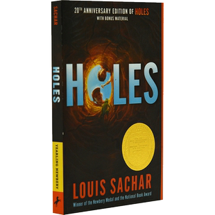 现货 Holes 别有洞天 英文原版 纽伯瑞奖小说 洞 Louis Sachar 少年儿童故事书 正版进口原版书籍 获奖图书