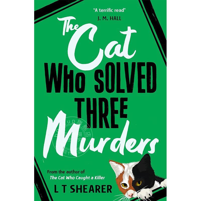 康拉德猫侦探小说2 破获三桩命案的猫 L T Shearer 英文原版 The Cat Who Solved Three Murders