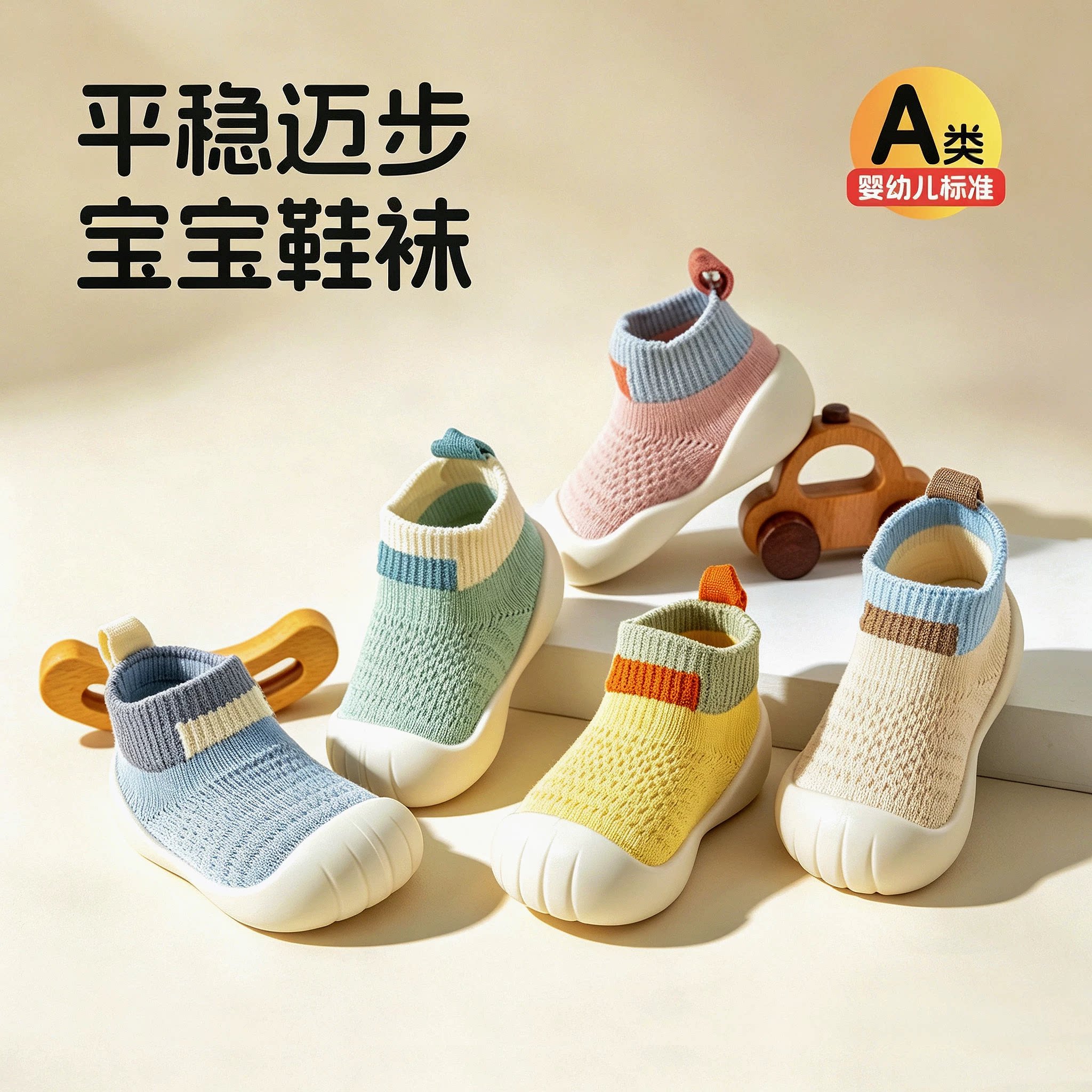 科巢宝宝学步鞋防滑耐磨轻便