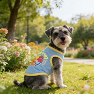 狗狗春款衣服2026新款雪纳瑞高颜值可爱春夏宠物专用防脏春装