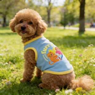 狗狗春款衣服2026新款宠物泰迪小体防脏轻薄高颜值小狗春装春夏