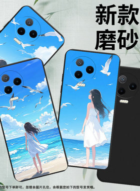 适用传音InfinixNote30VIP手机壳中国风白裙女孩Note12超薄InfinixNote12Pro磨砂壳Note40x高级感保护套