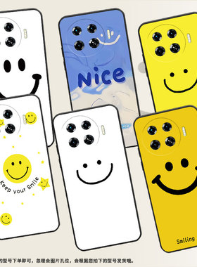 适用传音TecnoSpark20Pro+手机壳KJ7保护壳4G2024黄底笑脸蓝色笑脸ins风保存微笑软壳小众全包边男女款外壳