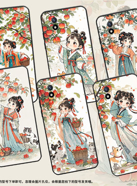 适用vivoy5s手机壳y02防摔v2254时尚y02s全包边viviy03保护套v1934a不掉色y9s高级感可爱画风男女款软壳